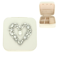 HEART JEWELED JEWELRY BOX